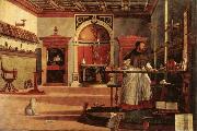 Saint Augustine in His Study Vittore Carpaccio